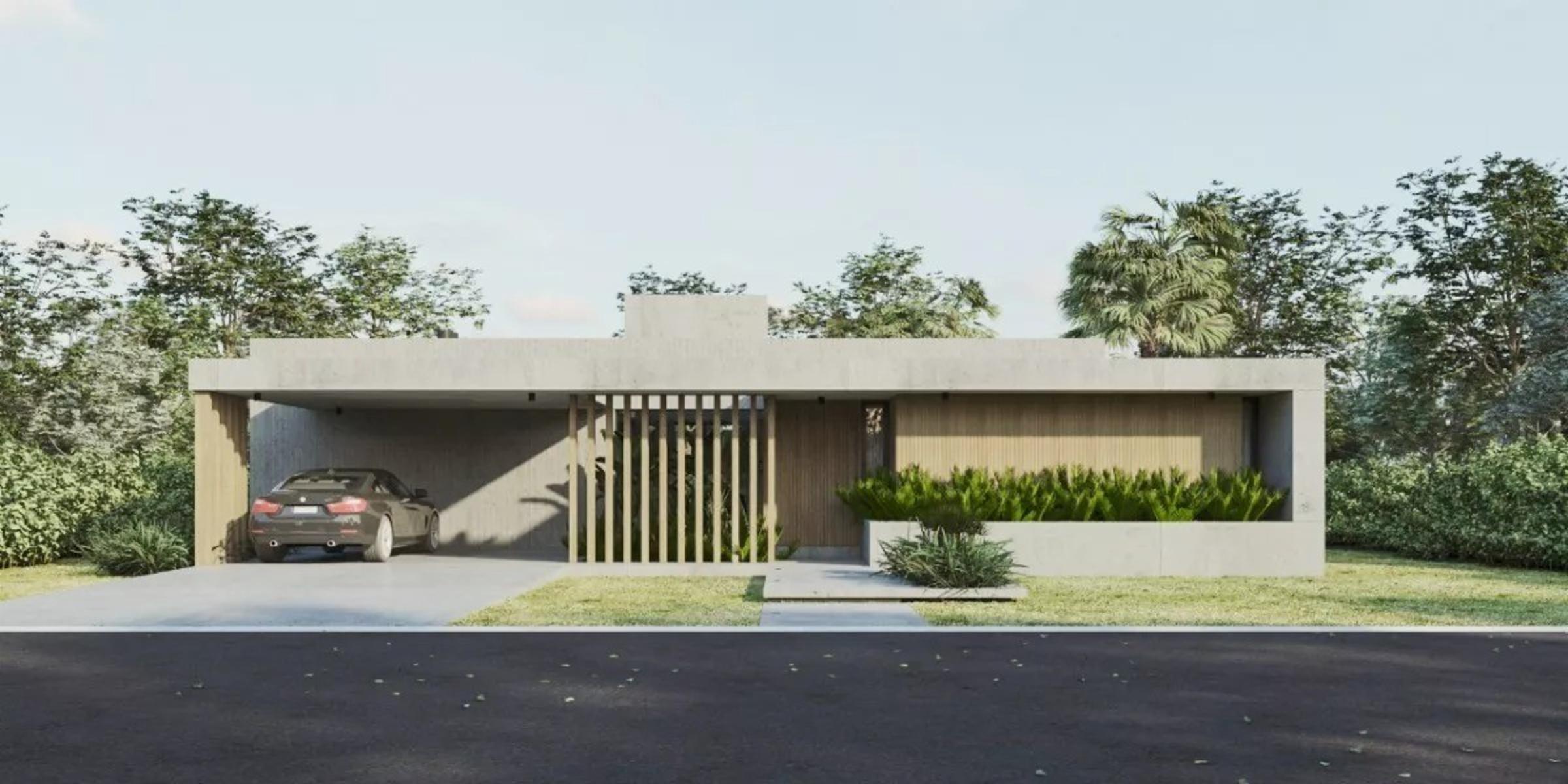 EXCELENTE CASA MINIMALISTA DE HORMIGON EN VENTA A ESTRENAR EN TERRAVISTA