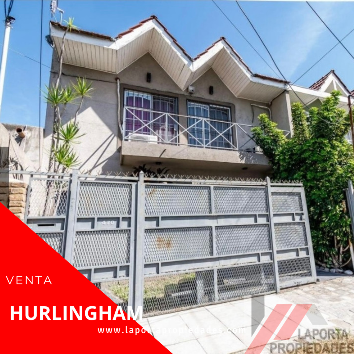PROPIEDAD A LA VENTA EN HURLINGHAM