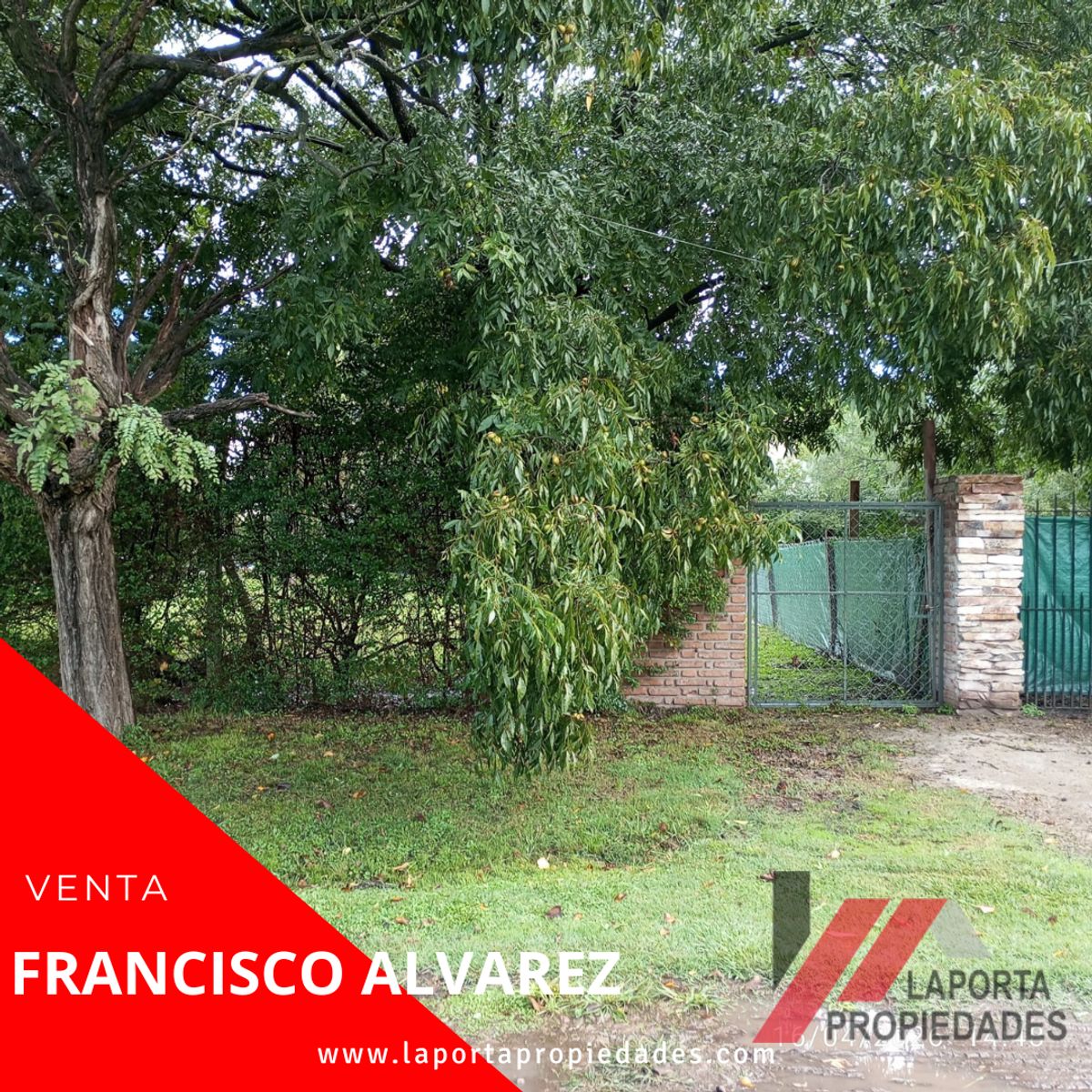 LOTE A LA VENTA EN FRANCISCO ALVAREZ - 1