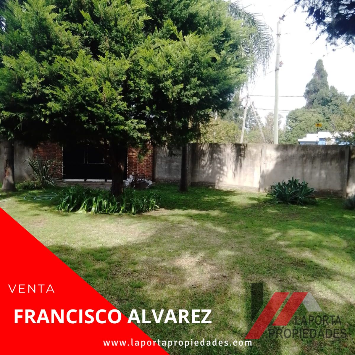 LOTE A LA VENTA EN FRANCISCO ALVAREZ - 3