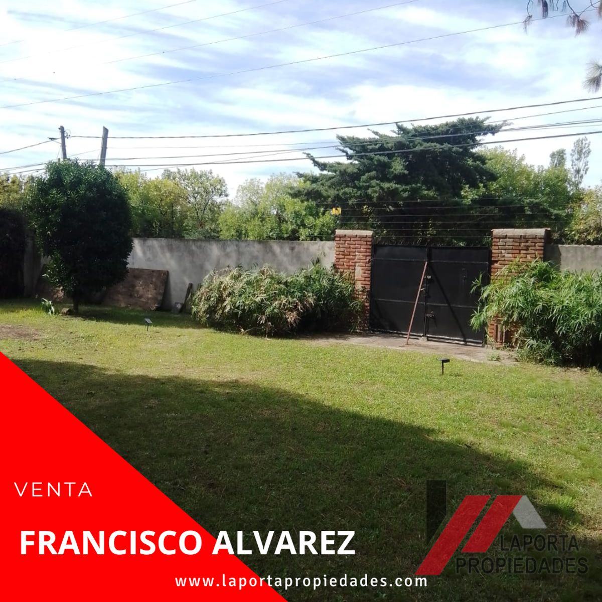 LOTE A LA VENTA EN FRANCISCO ALVAREZ - 4