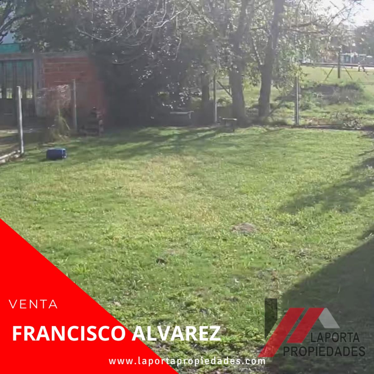 LOTE A LA VENTA EN FRANCISCO ALVAREZ - 1