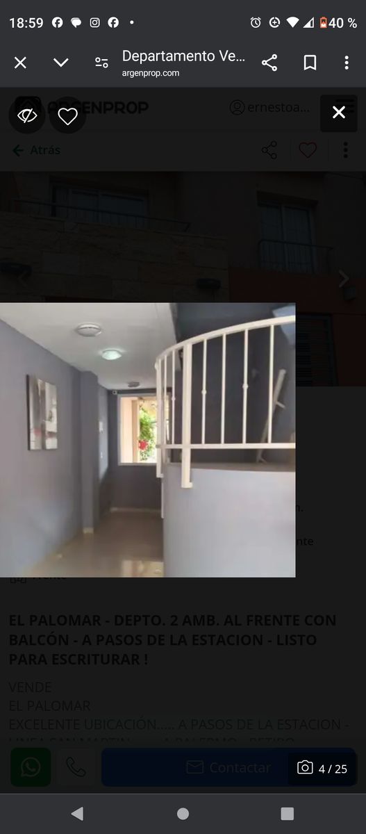 Depto 2 amb.al frente con balcon.El Palomar — foto 3