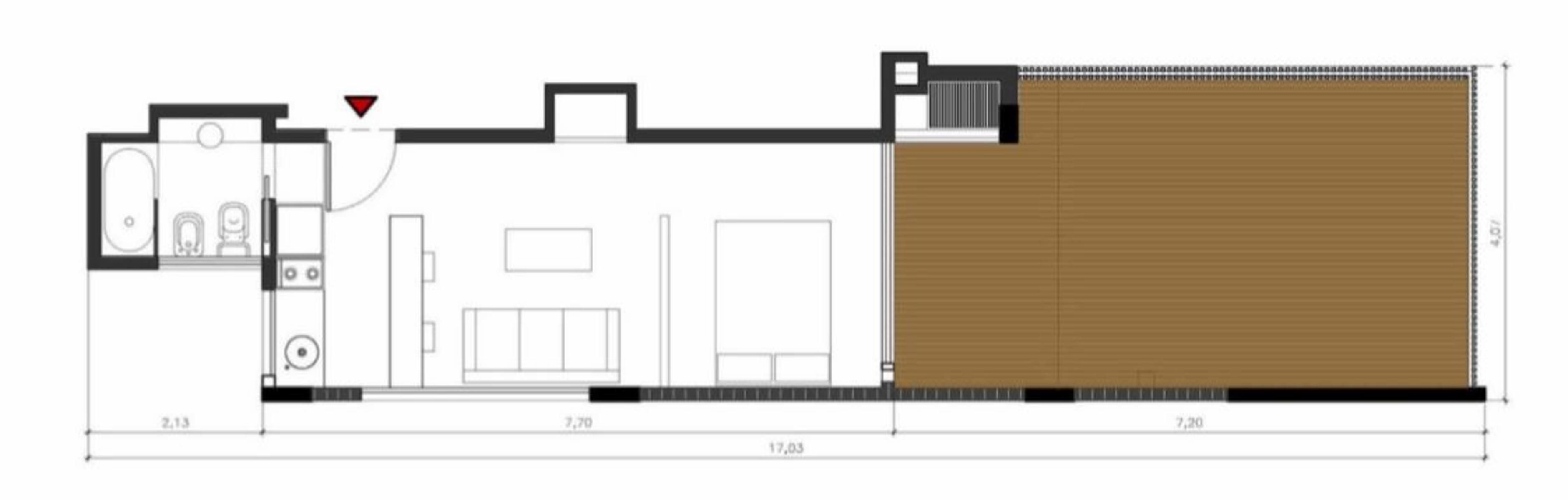 Felipe Vallese 1600, Tipo Loft / Monoambiente Divisible — foto 12