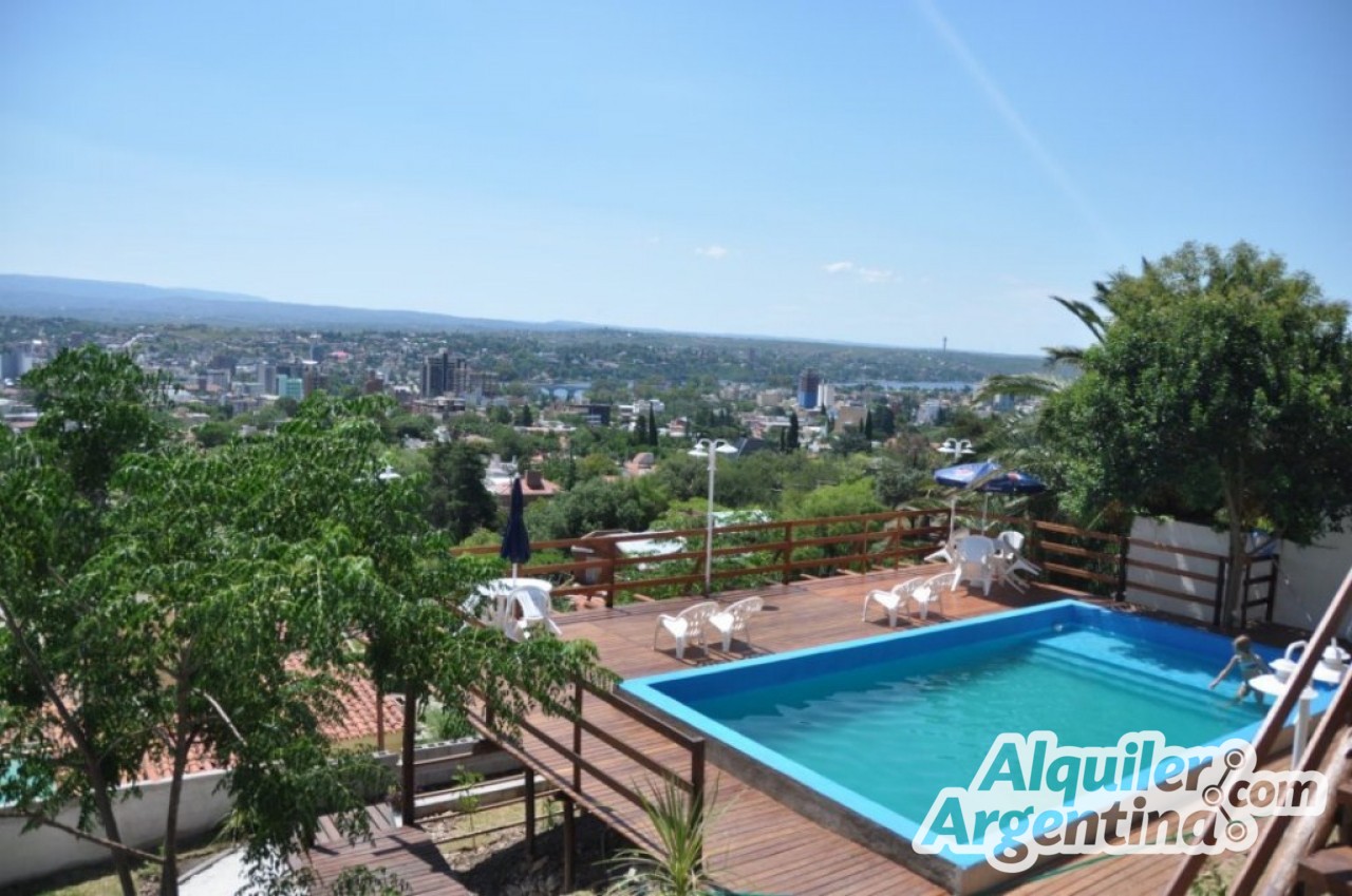 COMPLEJO DE DEPTOS CON ESPECTACULAR VISTA PANORAMICA. UN DORMITORIO. COCHERA. PISCINA. SOLARIUM. EQUIPAMIENTO FULL. A 5 MINUTOS DEL CENTRO DE CARLOS PAZ - 9