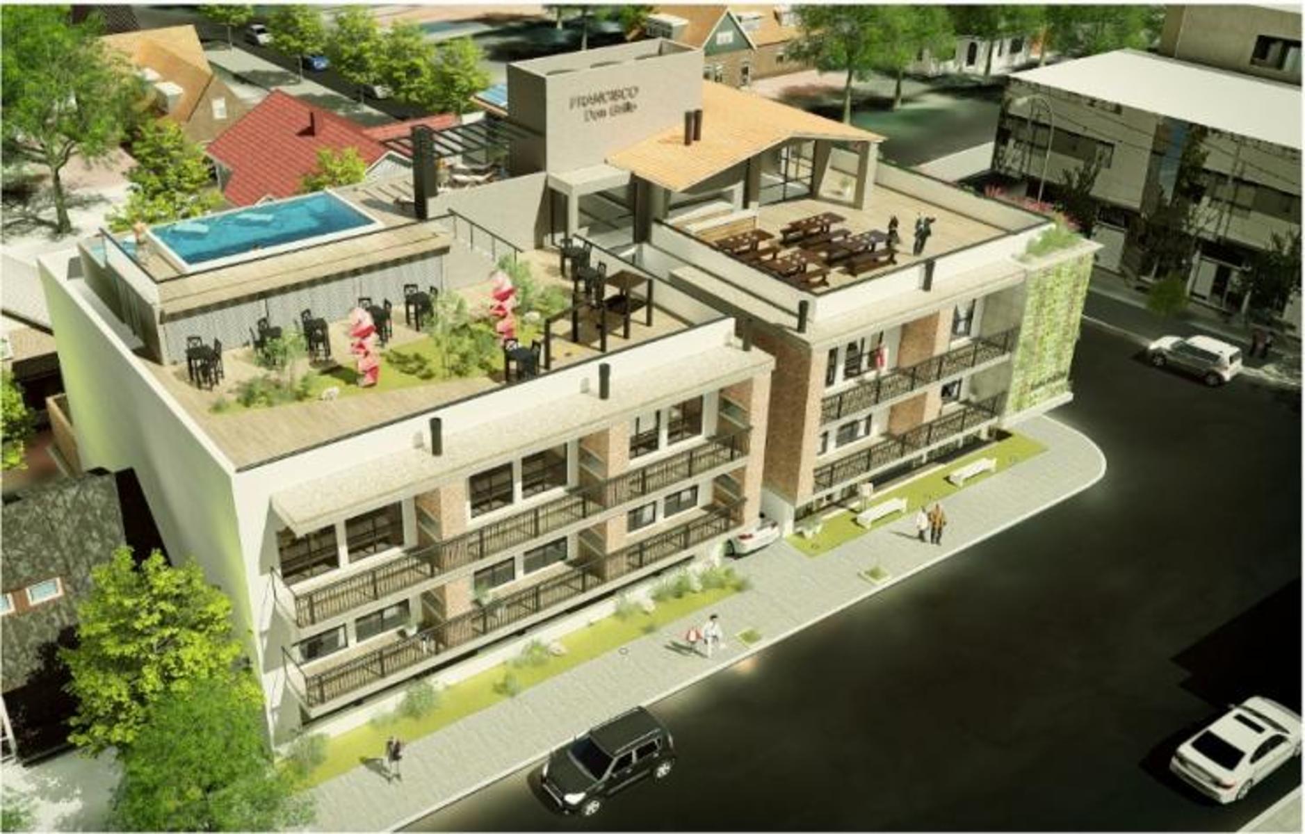 EMPRENDIMIENTO FRANCISCO. ZONA CENTRO. DEPARTAMENTOS. COCHERAS. AMENITIES. PRIMERA CATEGORIA