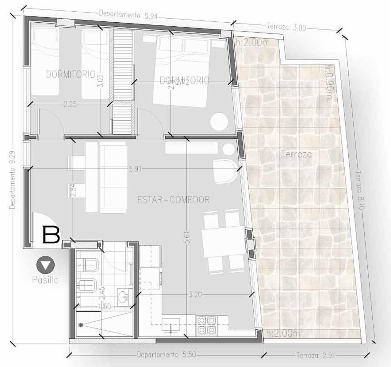 EDIFICIO MIRALEJOS 11. CATEGORIA. 2 DORM.COCHERAS. AMENITIES. CENTRICO — foto 8
