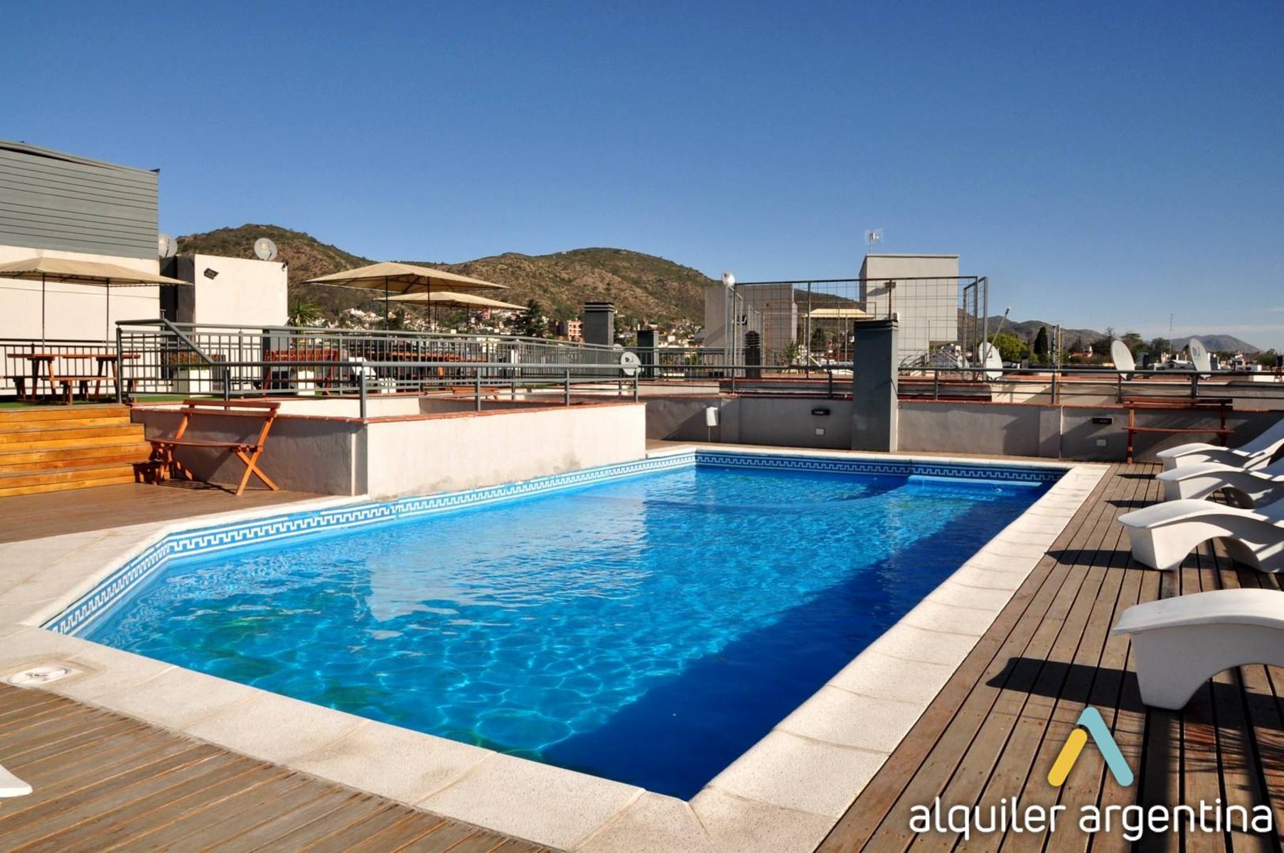 DEPARTAMENTOS EN PLENO CENTRO DE CARLOS PAZ. CON PISCINA - QUINCHO - COCHERA - TERRAZA - COCHERA. EQUIPAMIENTO FULL — foto 9