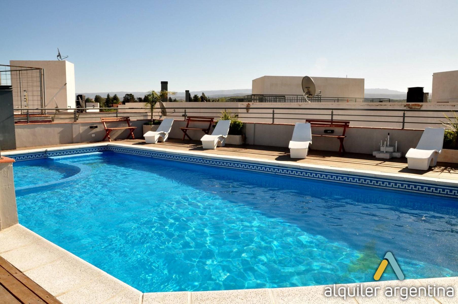 DEPARTAMENTOS EN PLENO CENTRO DE CARLOS PAZ. CON PISCINA - QUINCHO - COCHERA - TERRAZA - COCHERA. EQUIPAMIENTO FULL — foto 10