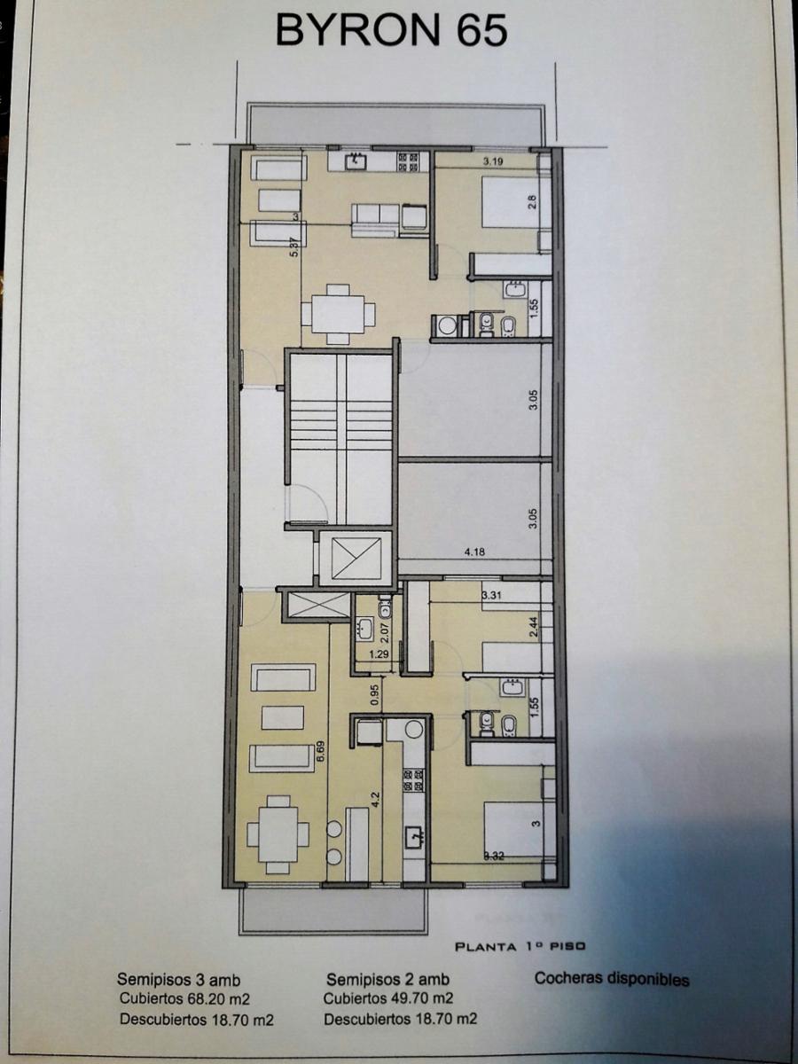 Departamento en Pozo - villaluro A Estrenar 3 Amb Byron — foto 4