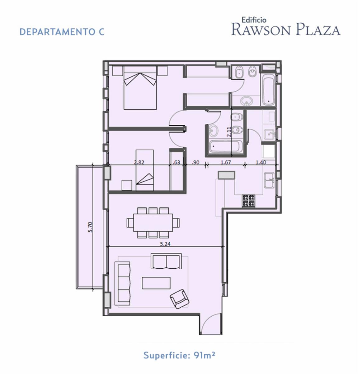 DEPARTAMENTO 3 AMB. CON COCHERA
