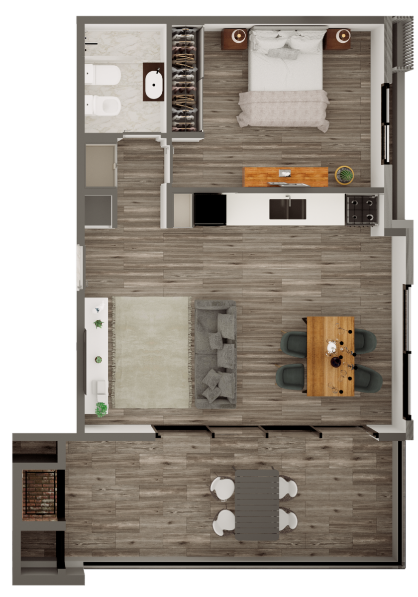 Ciudadela, Departamento de 2 Ambientes CON BALCÓN AMPLIO, PARRILA Y LAVADERO 1A — foto 11