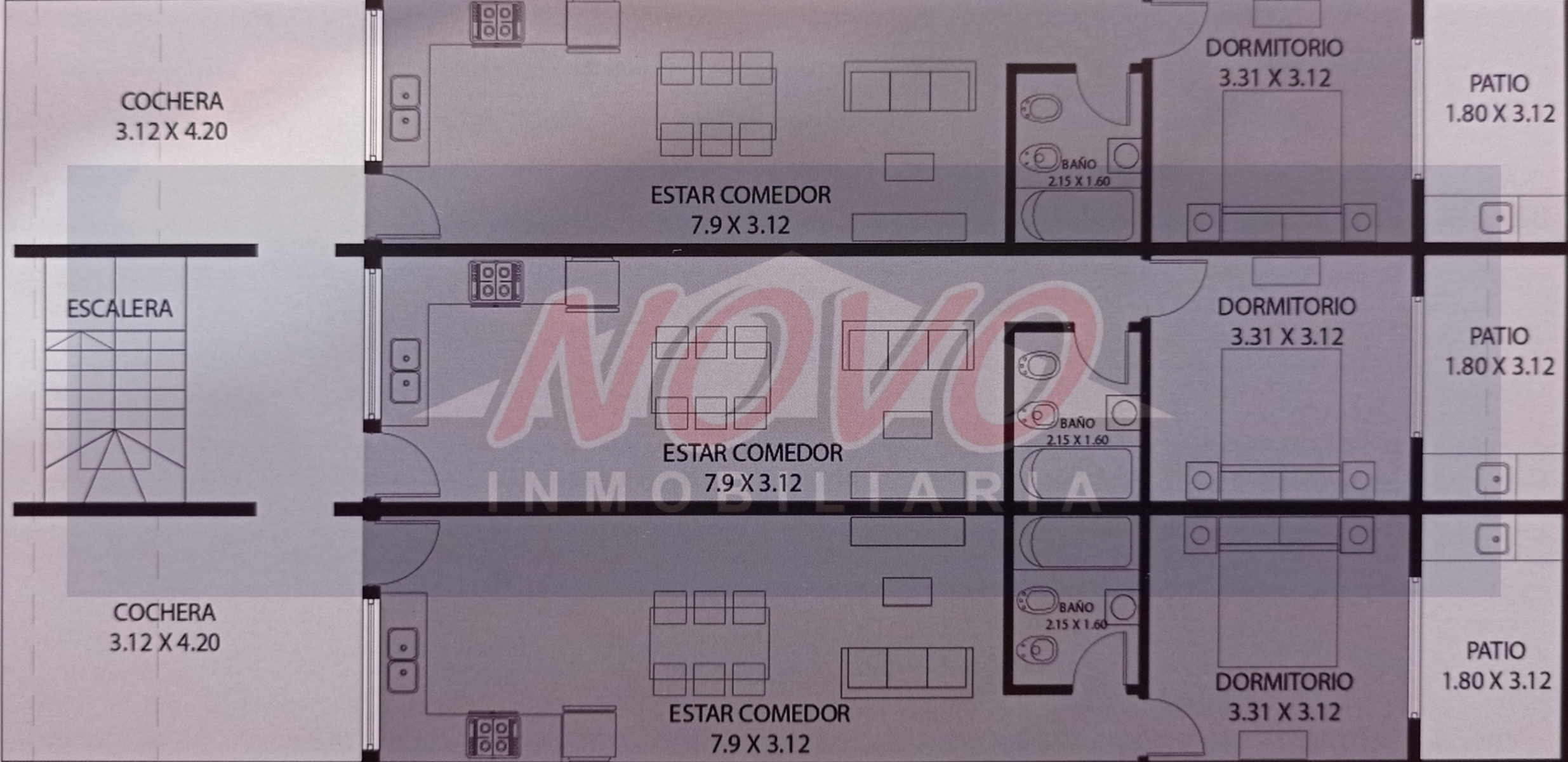 DEPARTAMENTO A ESTRENAR 2 O 3 AMBIENTES PLANTA BAJA ANTICIPO Y CUOTAS — foto 4