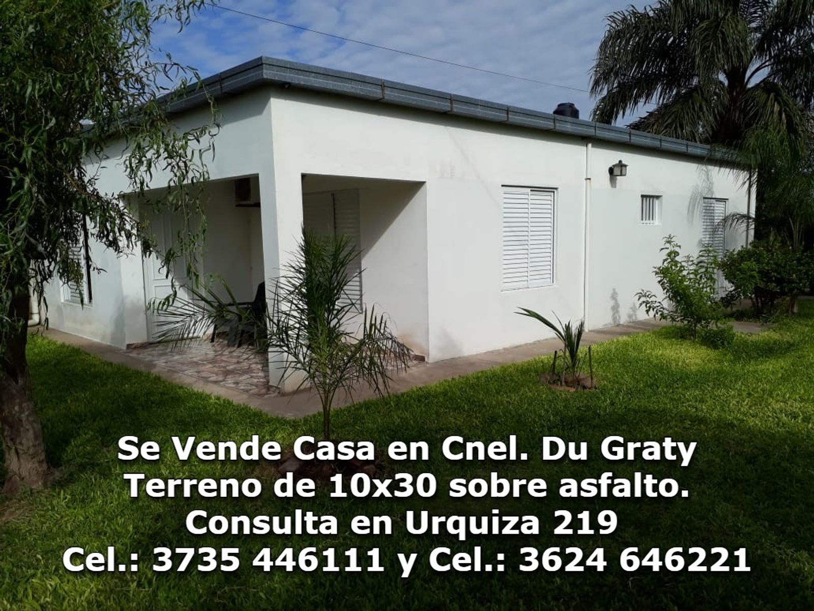 Se Vende Casa en Coronel Du Graty, Chaco- sobre asfalto - 1