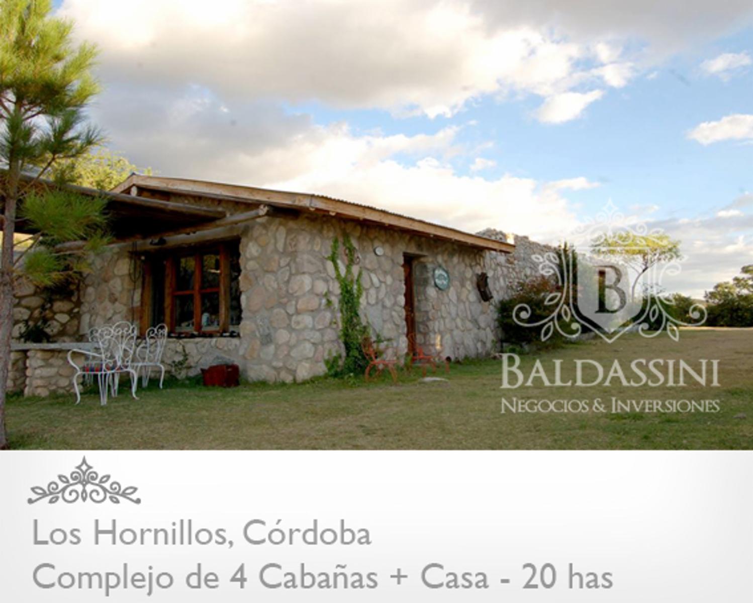 VENTA de campo de 20 has con casa principal y cuatro cabañas. ubicado en Los Hornillos, Translasierra, Córdoba, a 170 km de la capital cordobesa. - 2
