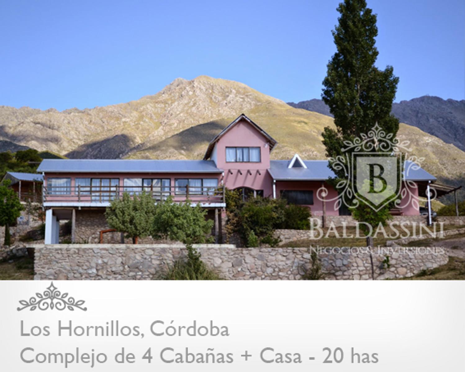 VENTA de campo de 20 has con casa principal y cuatro cabañas. ubicado en Los Hornillos, Translasierra, Córdoba, a 170 km de la capital cordobesa. - 3