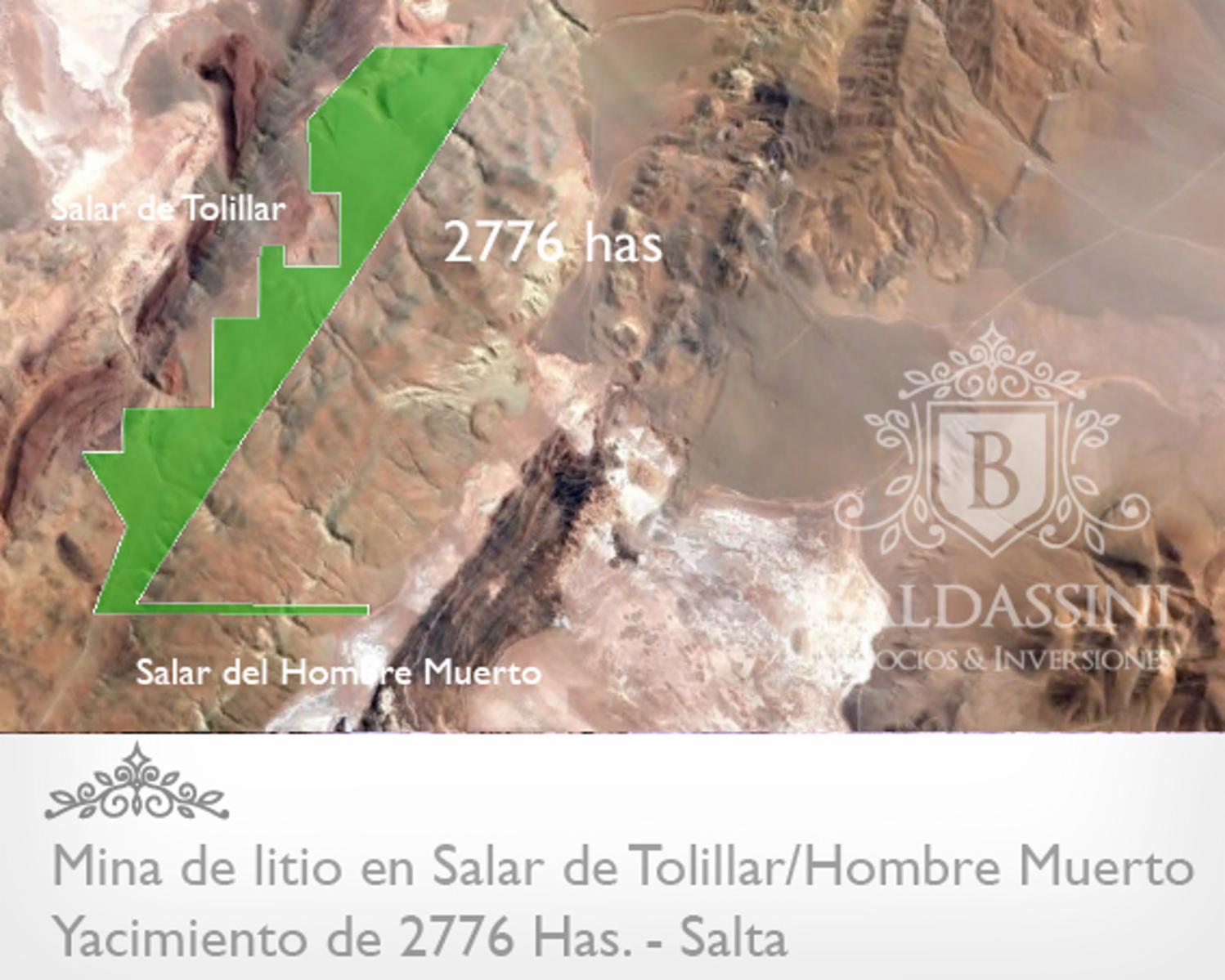 MINA DE LITIO AL NORTE DEL SALAR DEL HOMBRE MUERTO SOBRE LA CUENCA DEL HOBRE MUERTO Y EL SALAR DEL TOLAR CHICO - 1