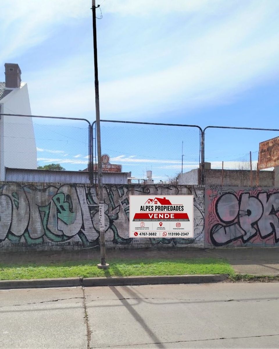 VENTA: Lote en Villa Ballester centro. Zona residencial - 1