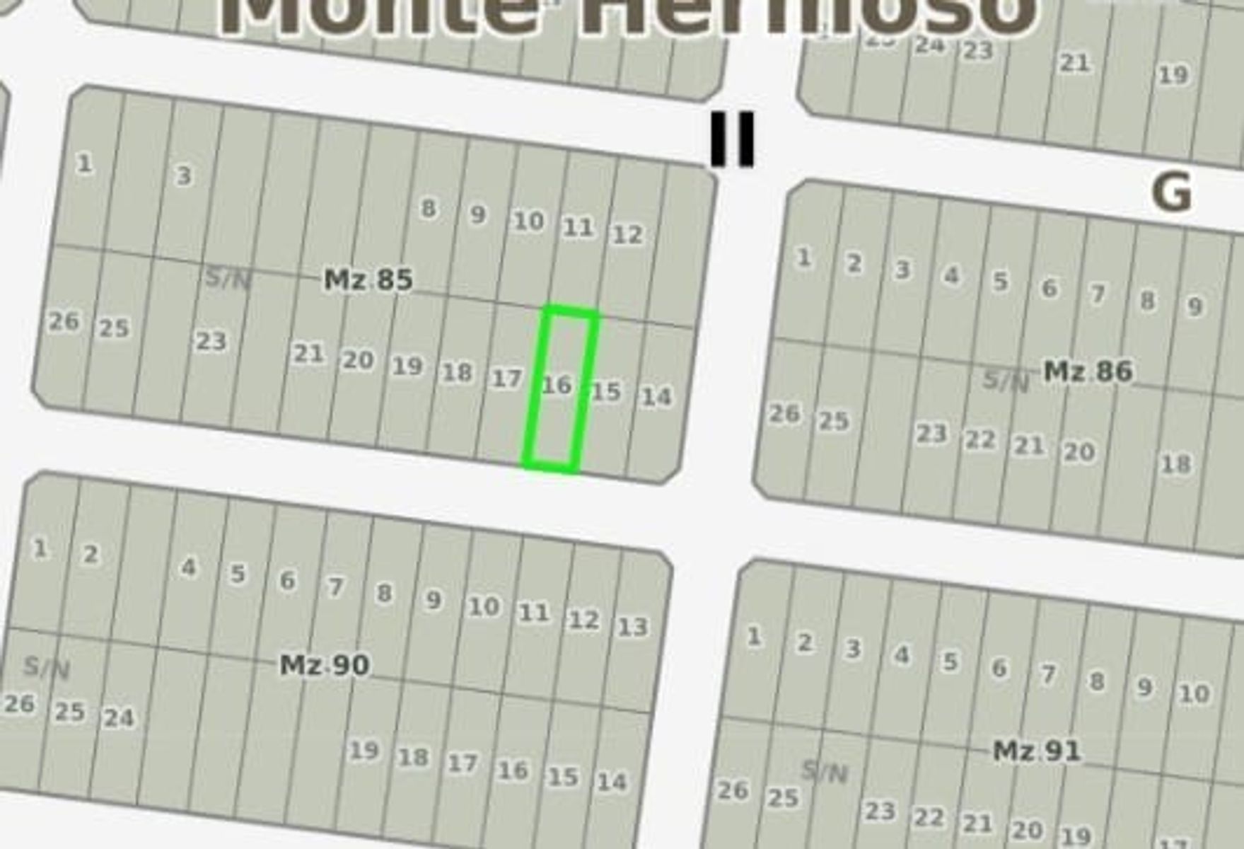 Lote en venta El Sauce Monte Hermoso FINANCIO