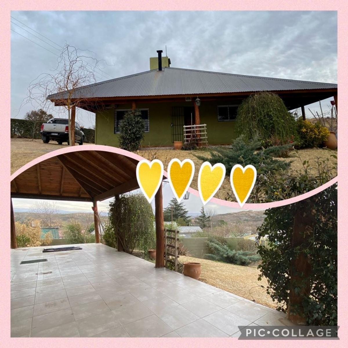 CASA DOS DORMITORIOS , MODERNA, PATIO GRANDE, PILETA
