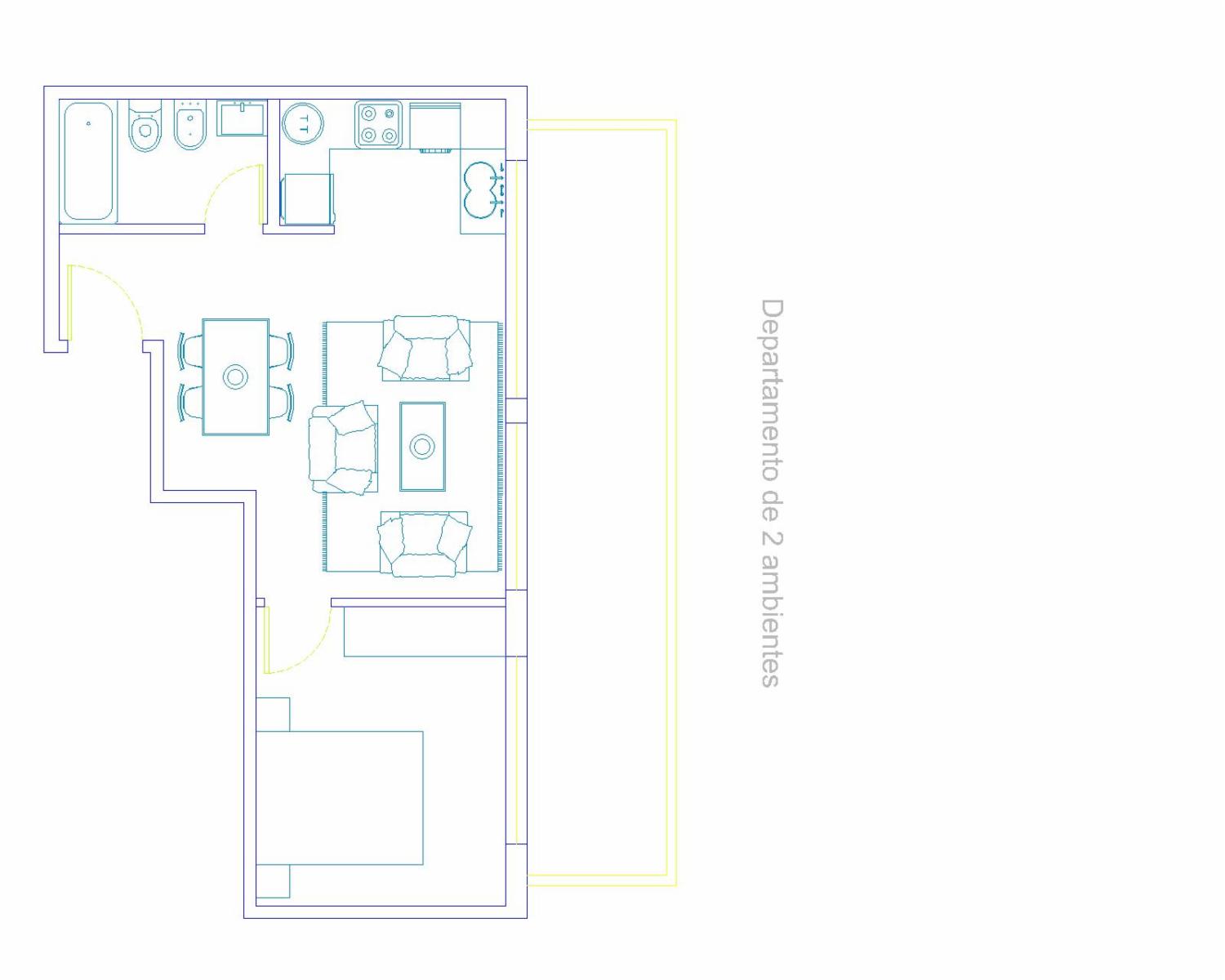 Deptos de 2 ambientes a estrenar en alquiler c/ cochera - 2