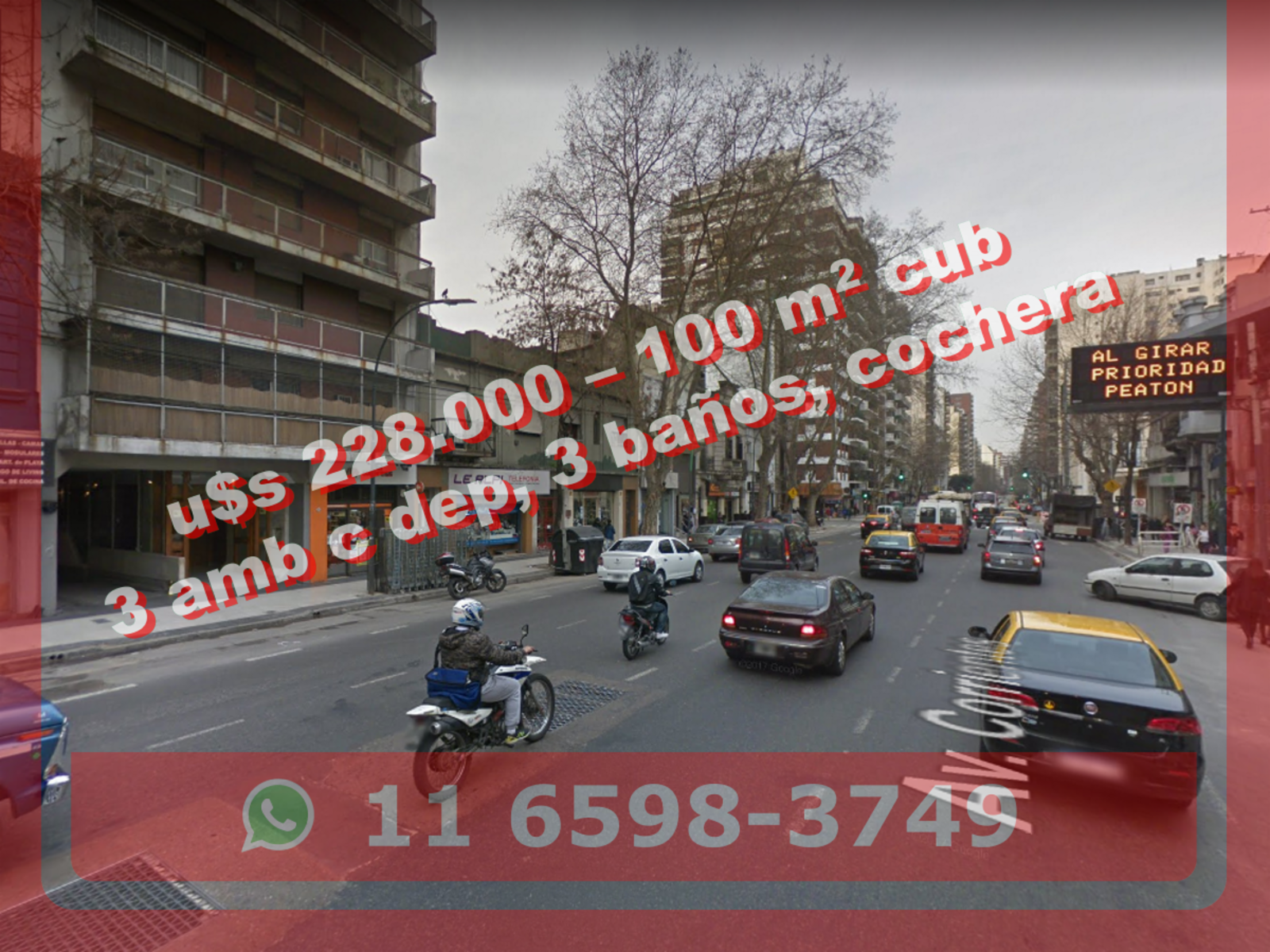 Departamento en Venta A REFACCIONAR en Almagro 3 ambientes c dependencia, 3 baños, con cochera – Corrientes 4100 — foto 2