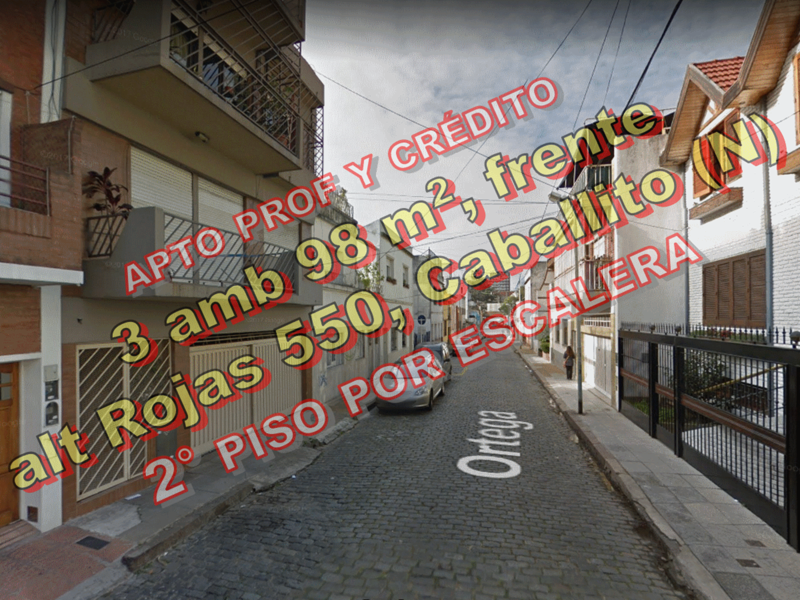 NUEVO PRECIO - PH en Venta en Caballito 3 ambientes al frente c balcón, cochera para 2 autos, 2° por escalera, 95 m2 + balcón - Ortega 900 (alt Rojas 550)