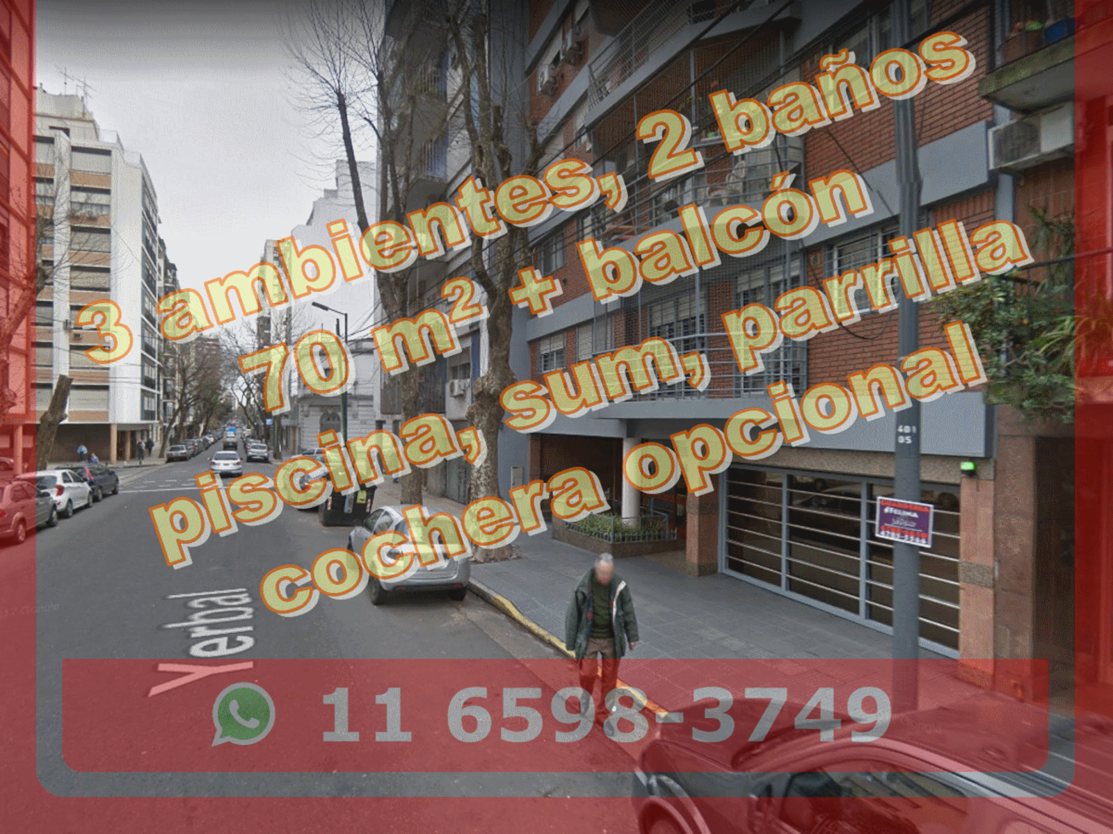 *NUEVO PRECIO* Departamento en Venta en Caballito 3 ambientes, 2 baños 70 m2 + balcón, amenities, cochera opcional - Yerbal 500 — foto 10