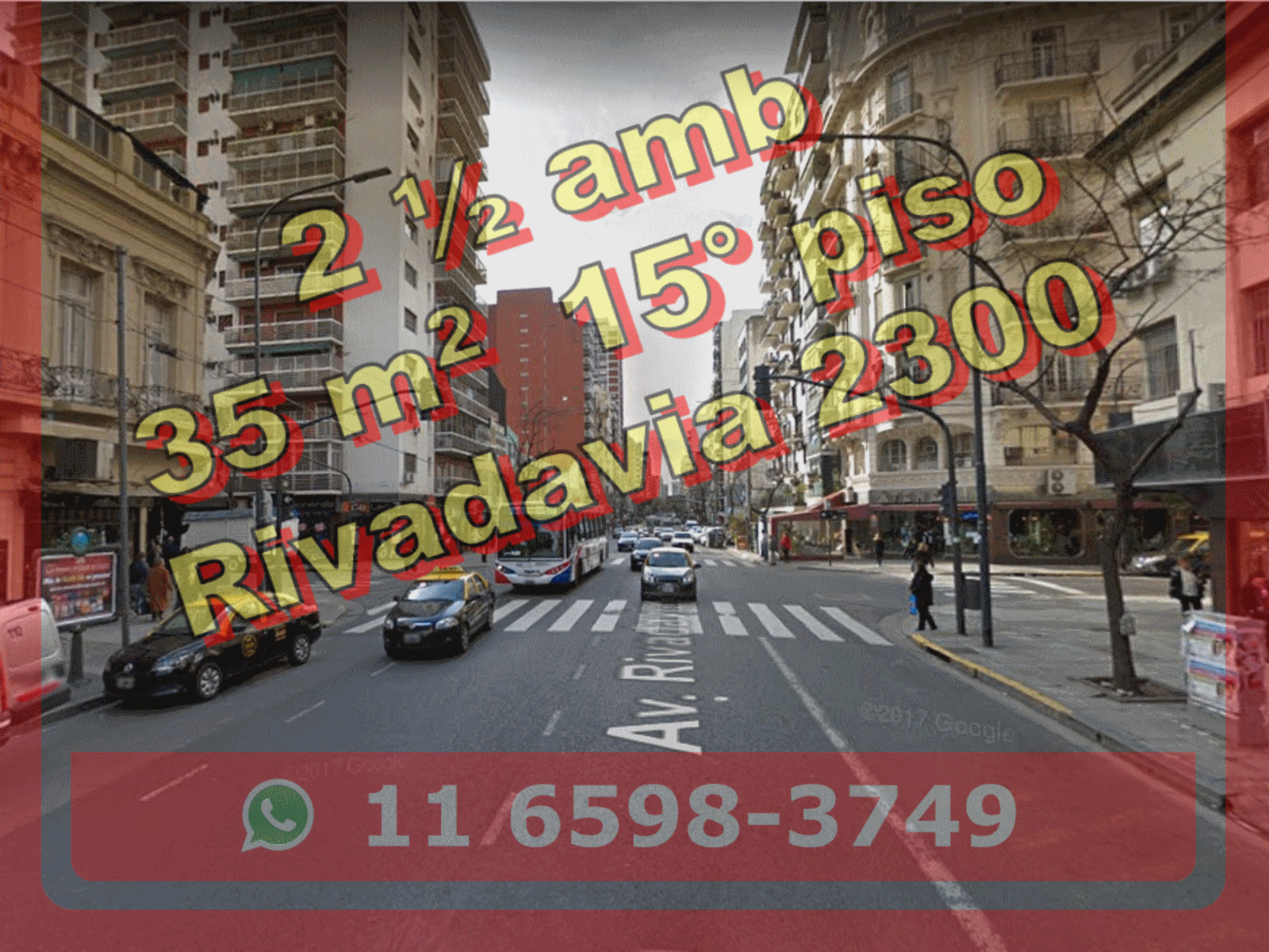 Departamento en Venta en Balvanera 2 1/2 ambientes 35 m2 - Rivadavia 2300