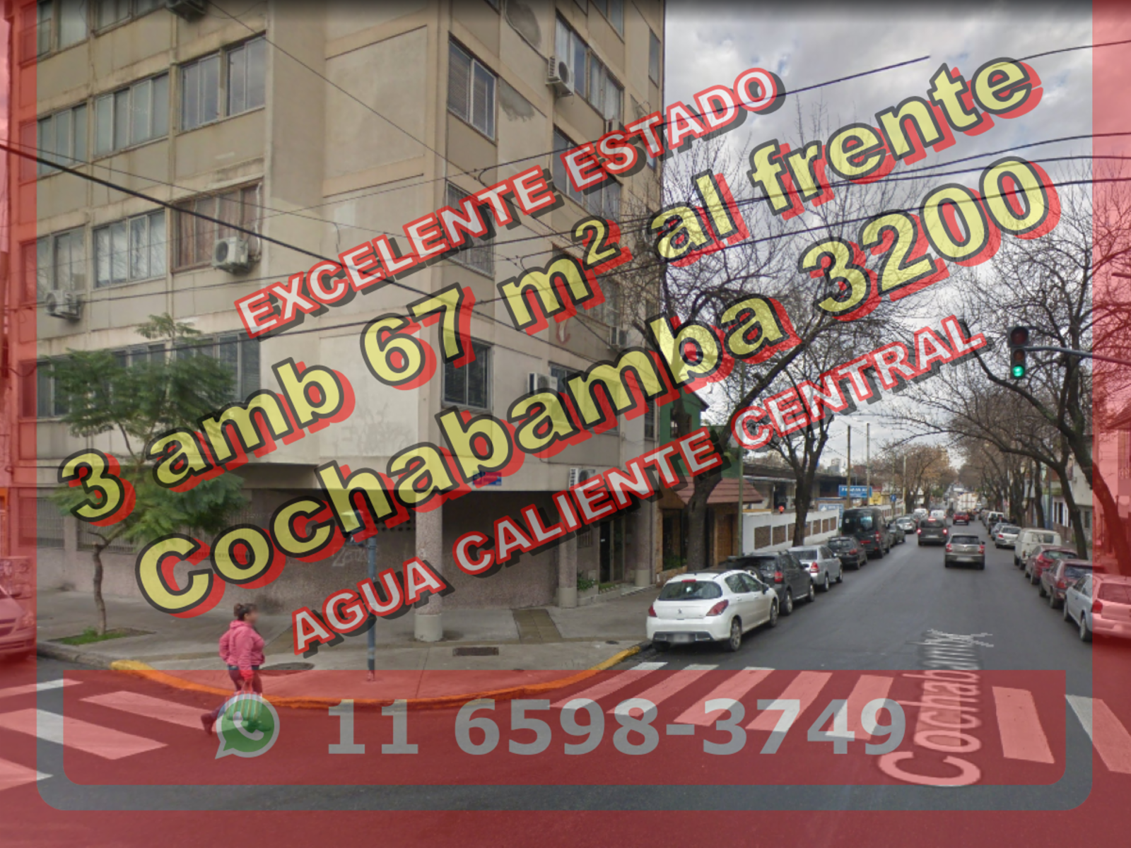 Departamento en Venta en San Cristóbal 3 ambientes 67 m2 al frente – Cochabamba 3200 - 1