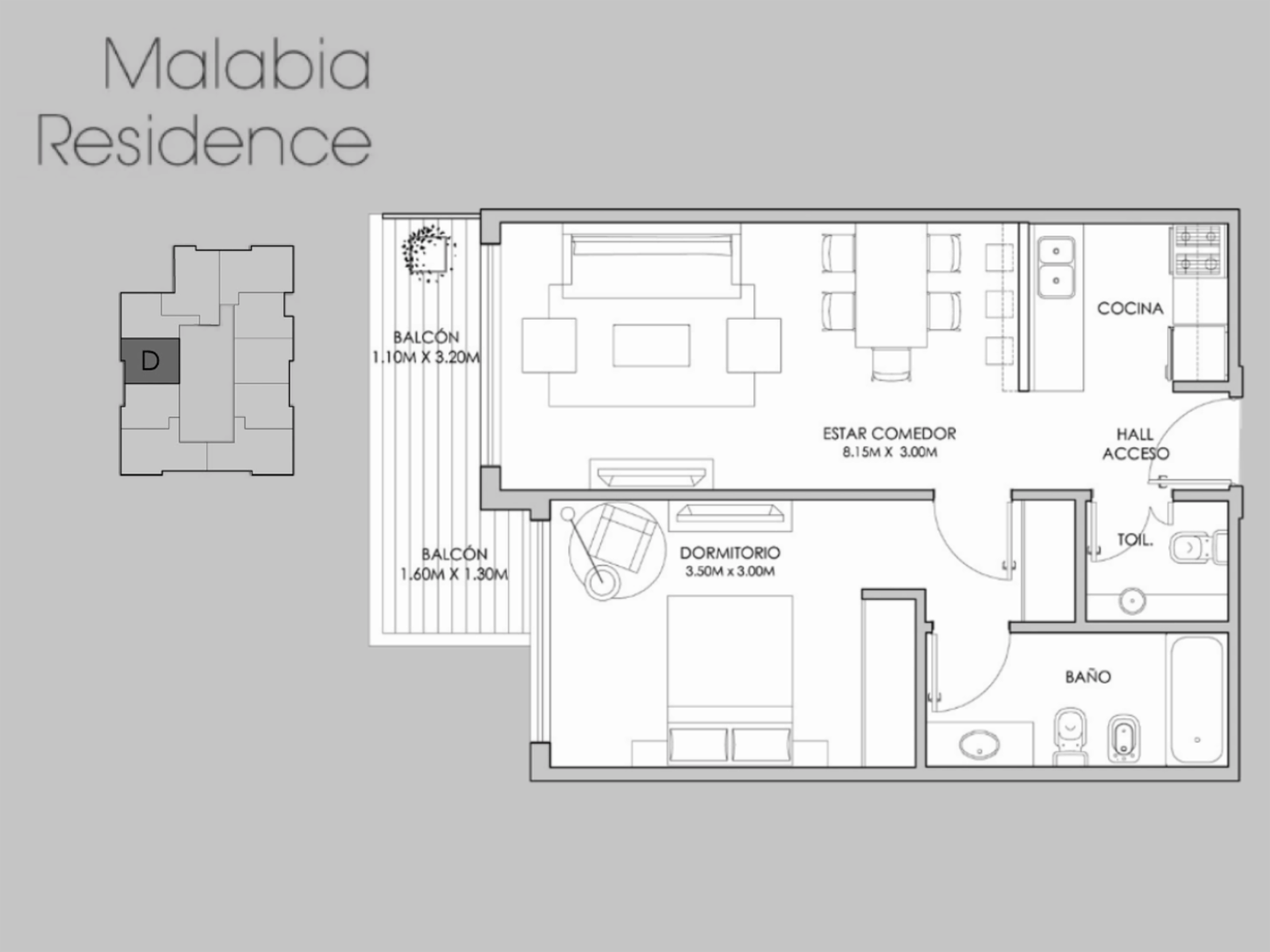 A ESTRENAR - Departamento en Venta en Villa Crespo 2 ambientes 51 m2 + balcón, lateral en torre. Amenities – Malabia 400 — foto 7
