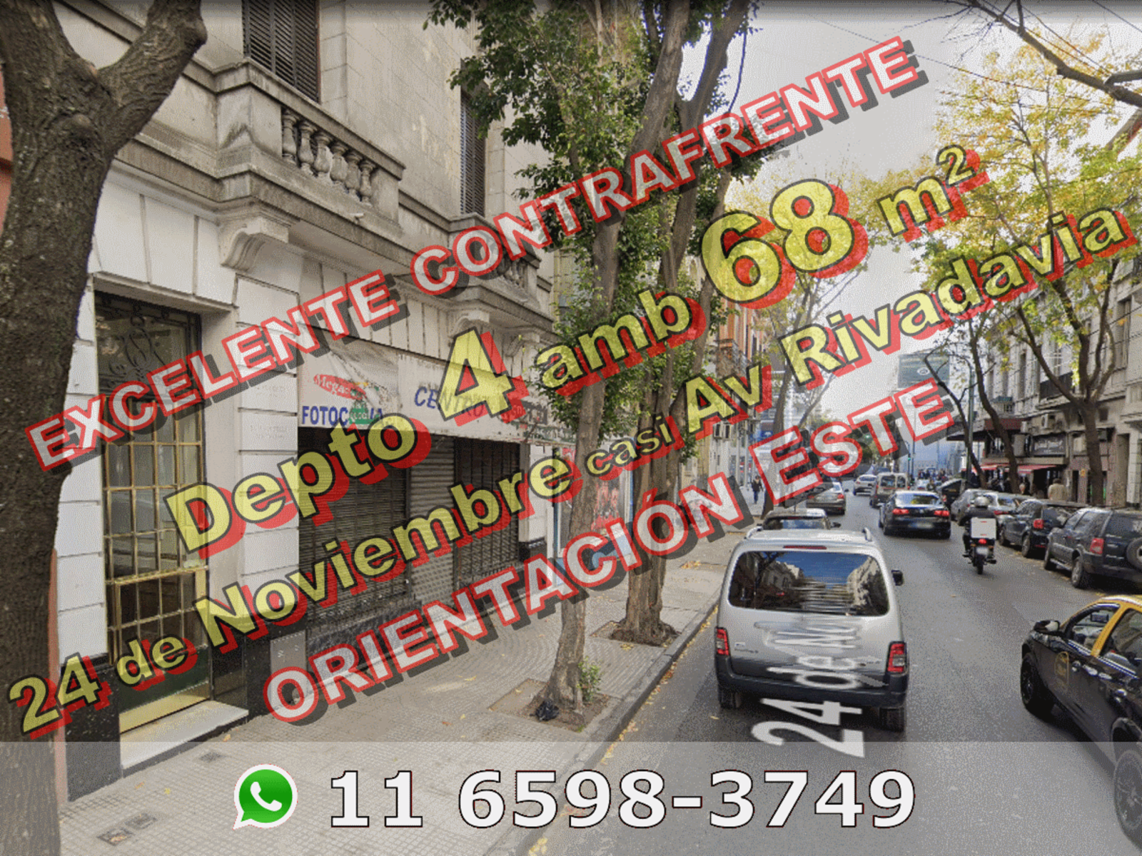 RECICLADO - Departamento antiguo en Venta en Almagro 4 ambientes 68 m2 contrafrente - 24 de Noviembre 1