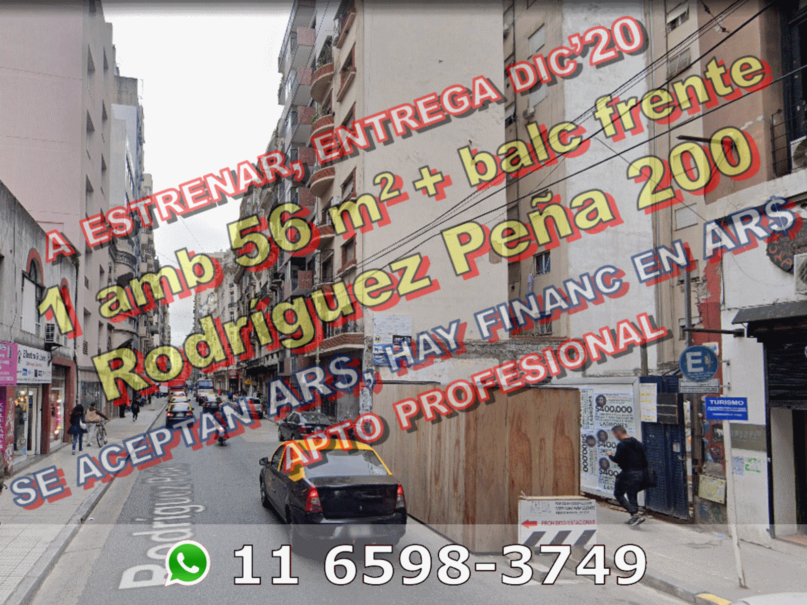 A ESTRENAR - Departamento en Venta en Congreso (San Nicolás) 1 ambiente 56 m2 + balcón al frente, con amenities (hay financiación en AR$) - Rodríguez Peña 200