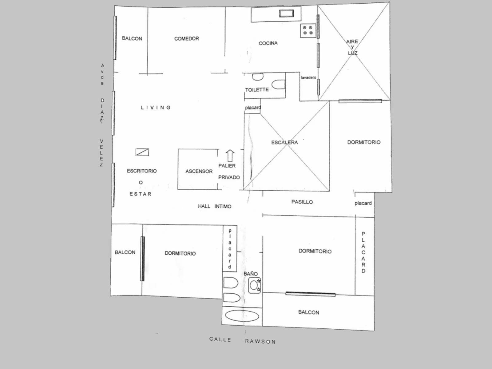 Piso en Venta en Almagro 5 ambientes 3 dormitorios 2 baños 93 m2 + 3 balcones en esquina al frente - Av Díaz Vélez 4100 — foto 15