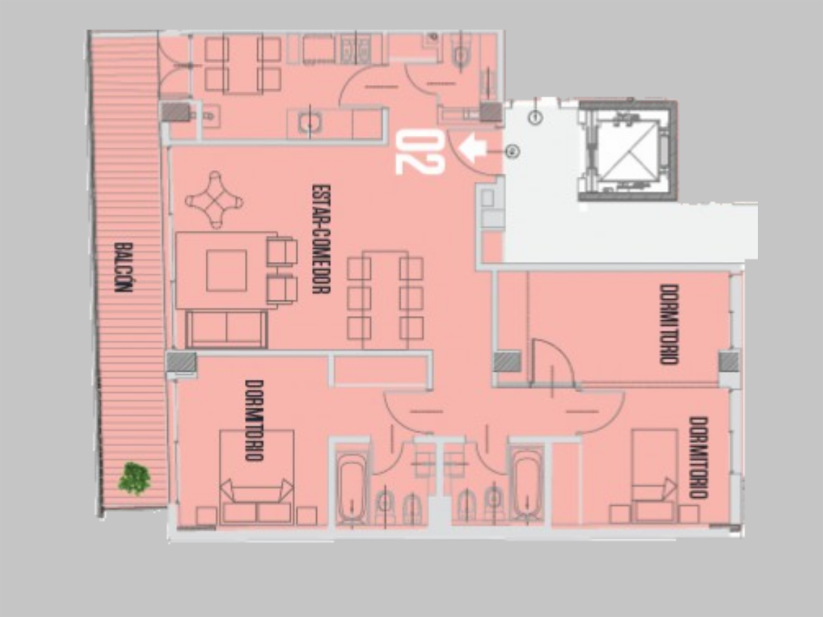 A ESTRENAR - Departamento en Venta en Flores 4 ambientes 3 baños 97 m2 + balcón al frente, cochera opcional - Boyacá 600 - 13