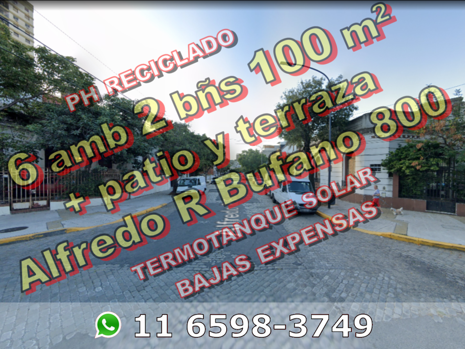 RECICLADO - PH en Venta en Flores (norte) 6 ambientes 2 baños 100 m2 + patio y terraza - Alfredo R Bufano 800