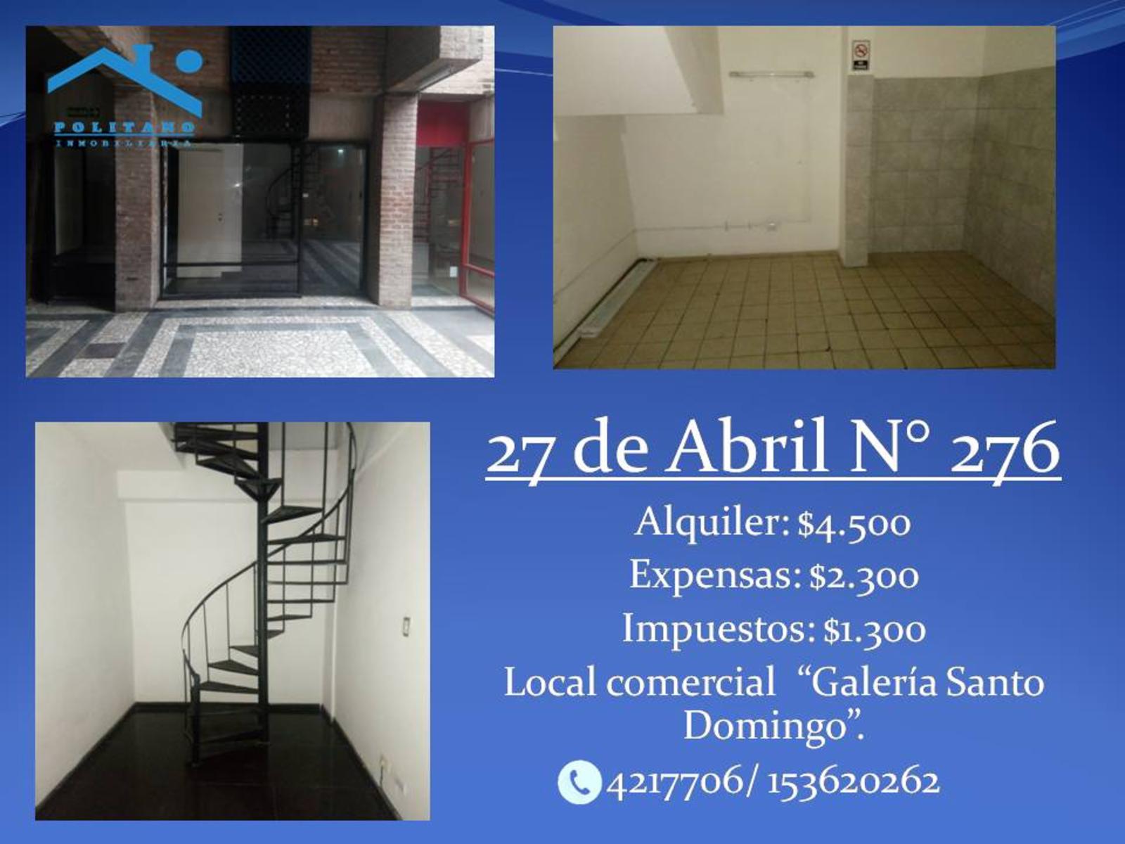 Alquilo local con excelente ubicación - 3
