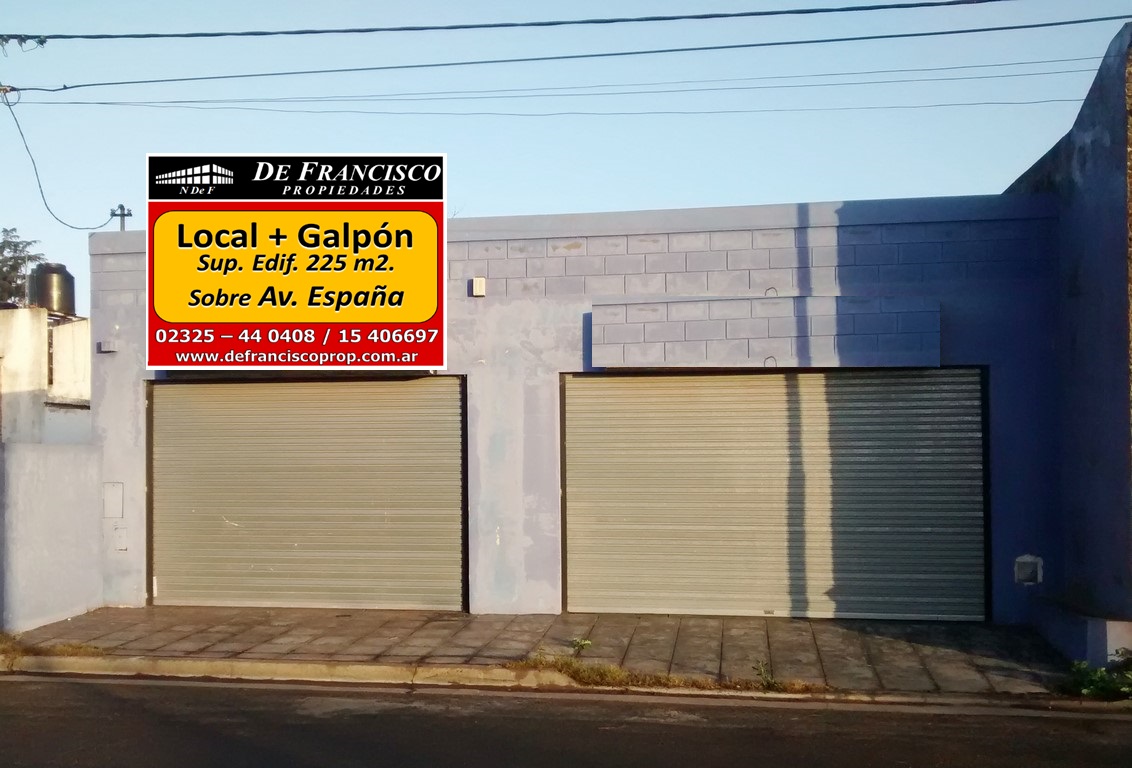SE VENDE LOCAL COMERCIAL + GALPÓN EN SAN ANDRES DE GILES - 1