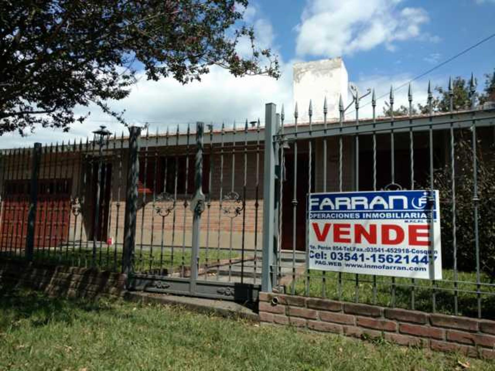 EXCELENTE VIVIENDA EN COSQUIN, B° LA REMEMBRANZA
