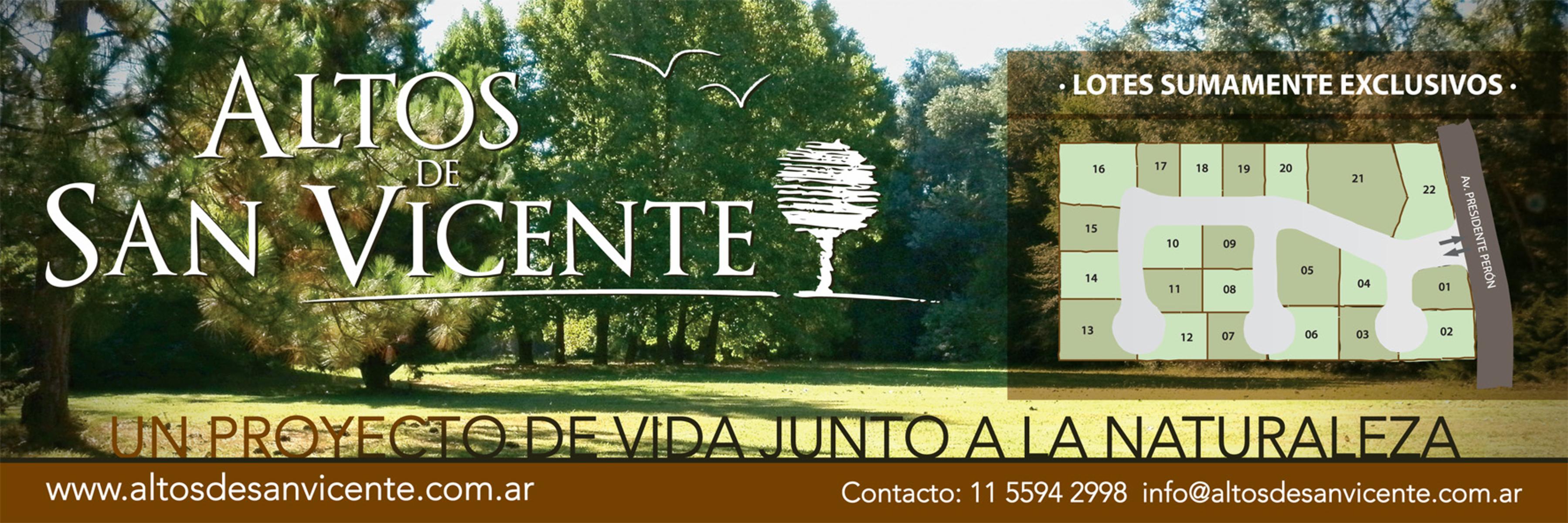 lote en san vicente exclusivo barrio cerrado - cerca canning - Altos de San Vicente — foto 11