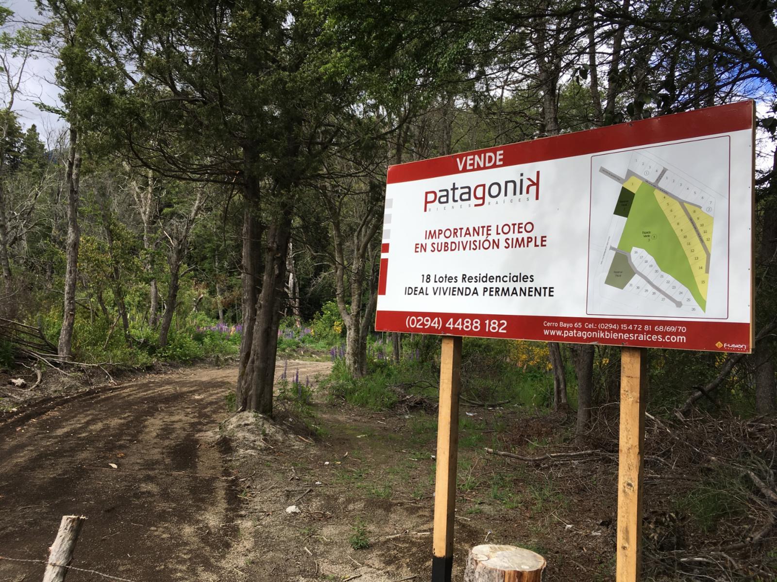 Lote en Tres Cerros Ruta 40 (Av. Siete Lagos) 1060,55 m2