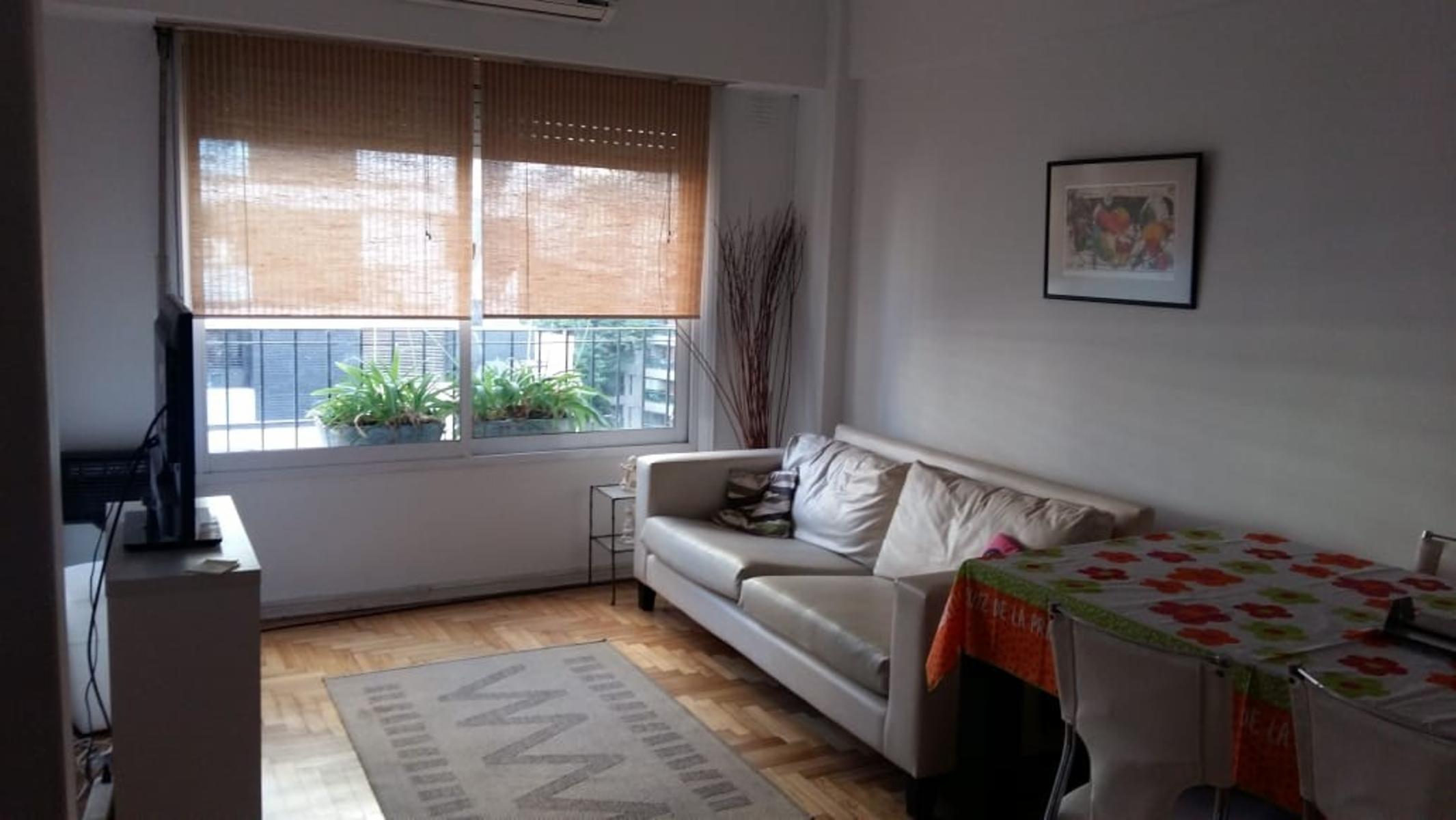 Departamento. Alquiler Temporario.3 ambientes. Las Cañitas. Apto hasta 4 personas.