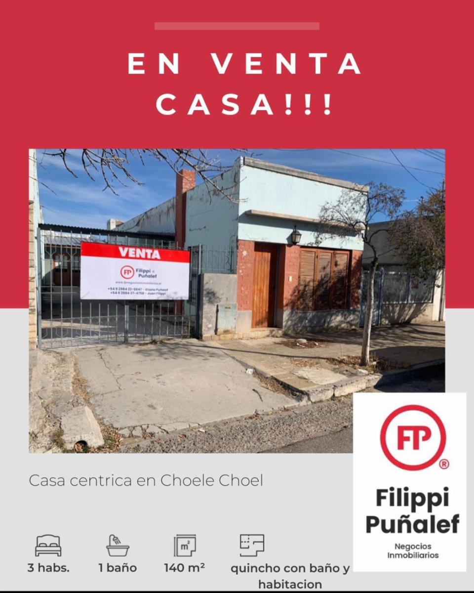 CASA EN VENTA CHOELE CHOEL