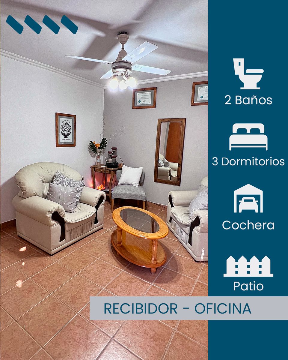 Casa en Venta en San José . 3 Dormitorios. 209 m2 Cubiertos. Centro.Cochera Doble. Departamento Adjunto — foto 3