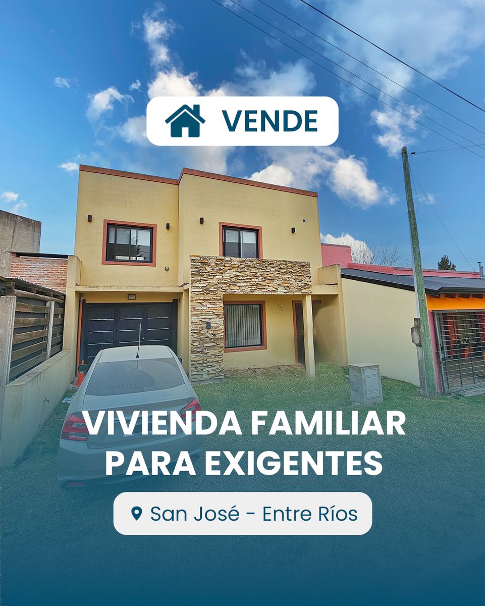 Amplia vivienda familiar en venta en San José . Espacios cómodos y buena ubicación