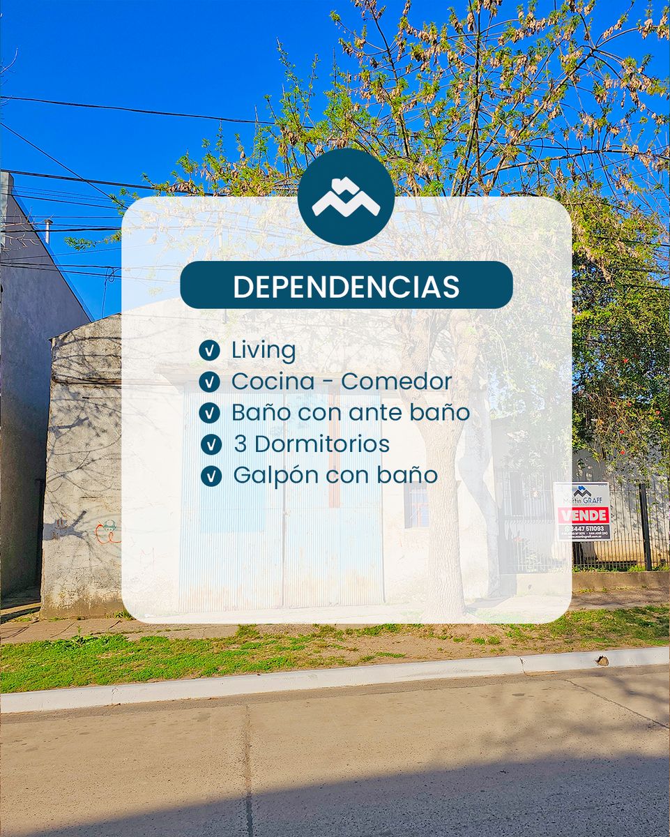 Casa con galpón en venta en el centro de San José . Ideal vivienda y emprendimiento — foto 2