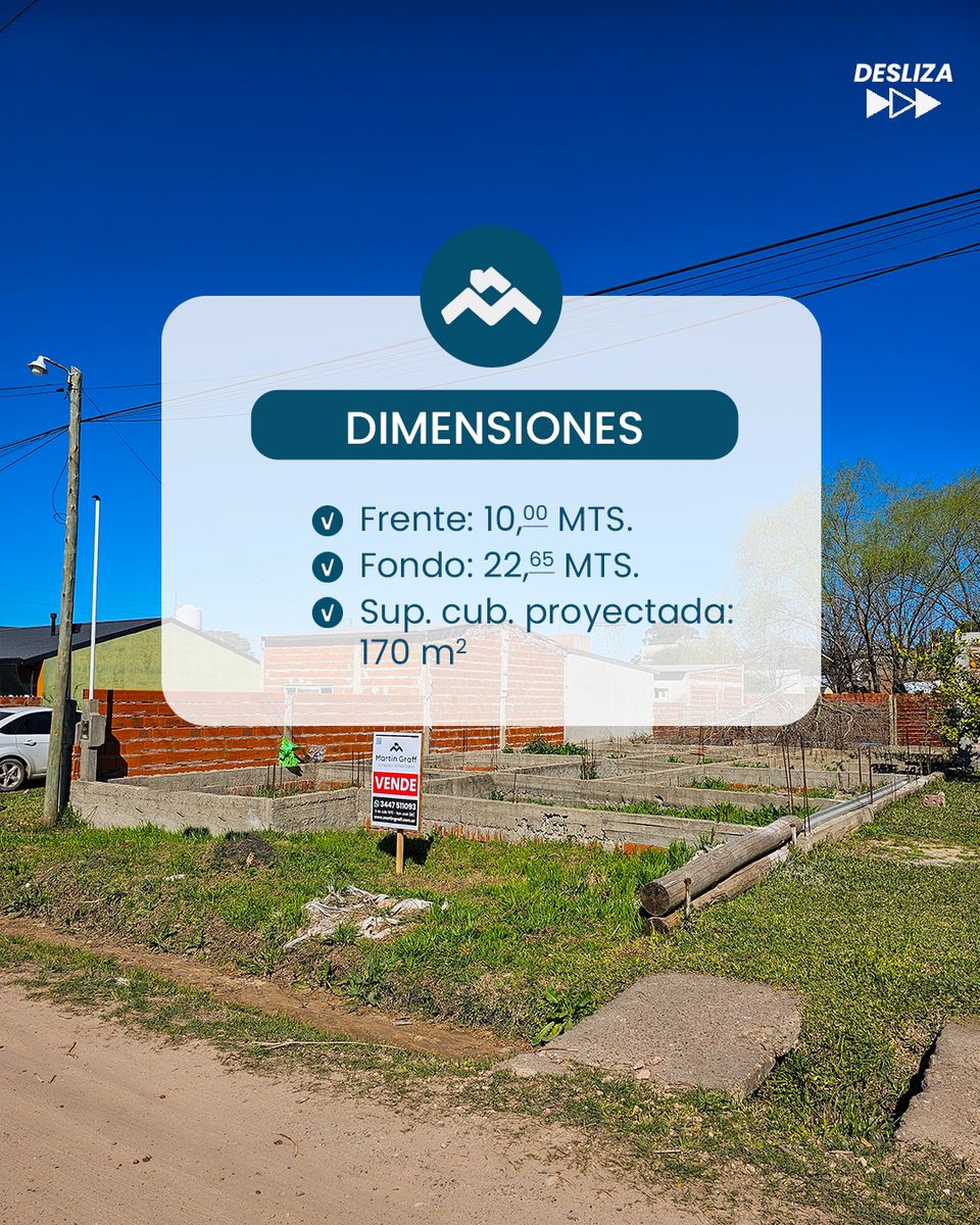 Lote en venta en San José - Calle Güemes con servicios — foto 2