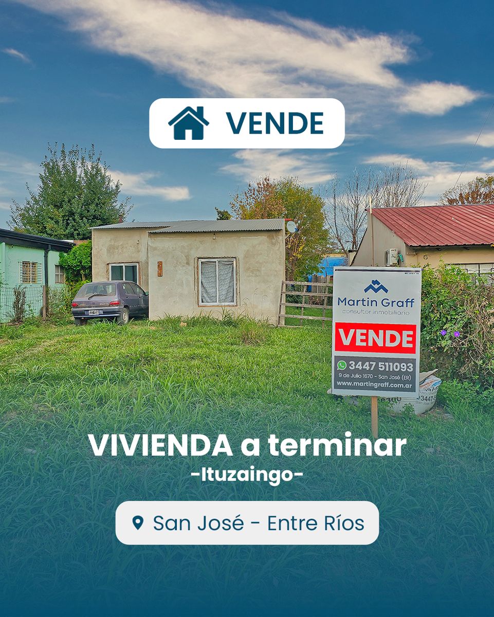 Vivienda a terminar- Terminá tu casa a tu gusto