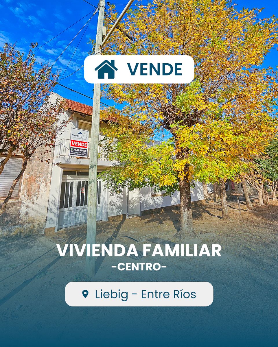 Solida vivienda familiar -Liebig