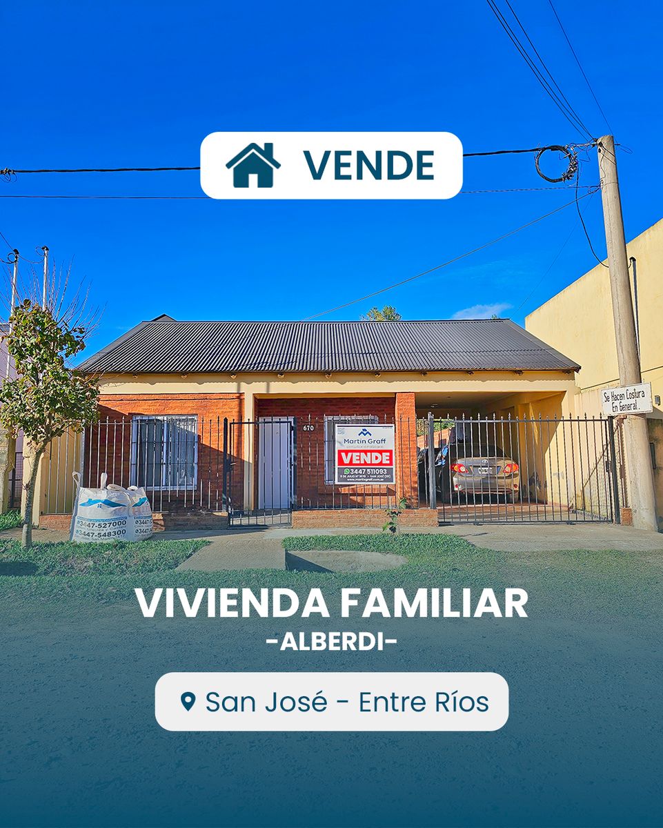 Casa en venta en San José - con departamento y energía solar
